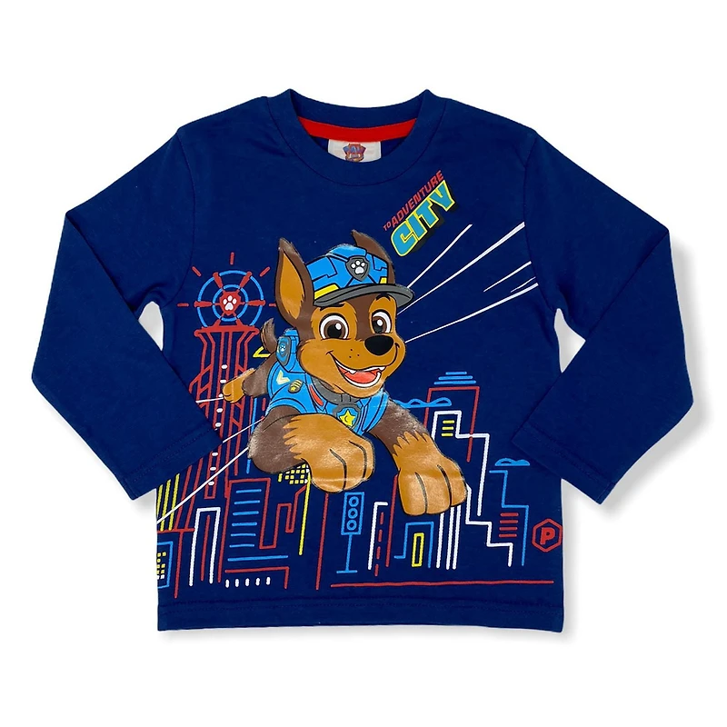 La Pat'Patrouille T-Shirt à manche longue pour garçons en bas âge