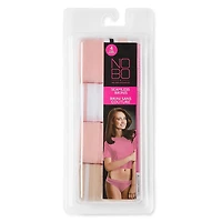 No Boundaries Women's Seamless Bikinis 4-Pack, Sizes S-XL