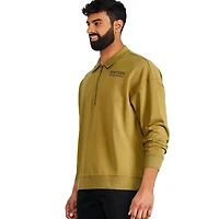 Chandail avec fermeture éclair 1/4 George pour hommes Tailles P-2XL