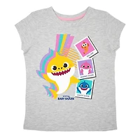 Baby Shark Girl's Short Sleeve T-Shirt