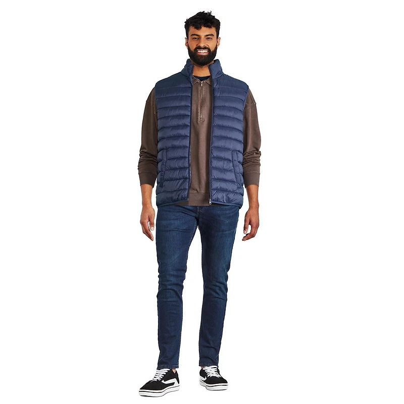 Doudoune compacte sans manches George pour hommes Tailles P-2XL