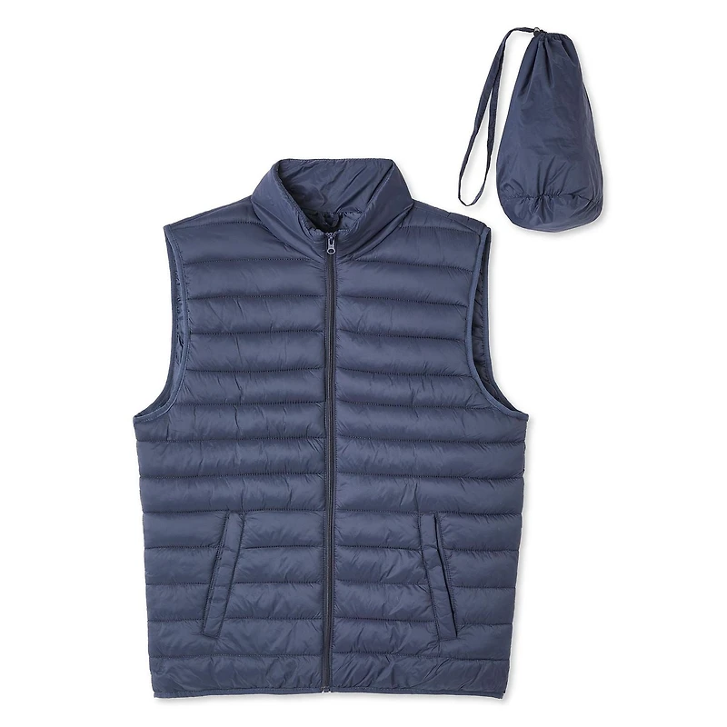 Doudoune compacte sans manches George pour hommes Tailles P-2XL