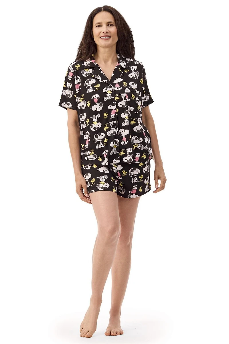 Ensemble de shorts pour femmes Peanuts