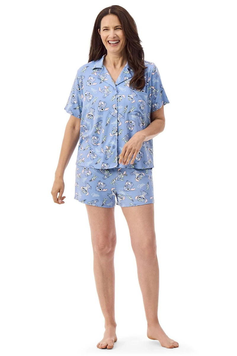 Disney Stitch Ladies' Short Set