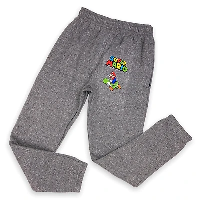 Nintendo Boys athletic jogger pants with elastic waist