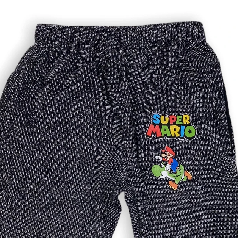 Nintendo Boys athletic jogger pants with elastic waist