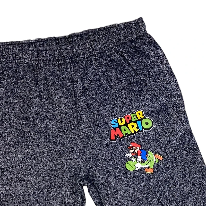 Nintendo Pantalon de jogging athlétique pour garçon avec  élastique à la taille