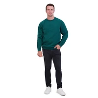 John Deere Long Sleeve Embossed Logo Fleece Sweatshirt Crew