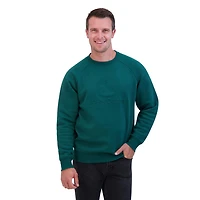 John Deere Long Sleeve Embossed Logo Fleece Sweatshirt Crew
