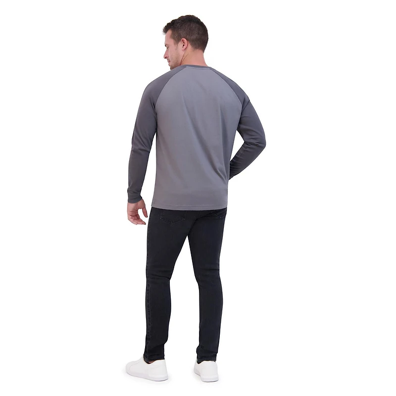 John Deere Long Sleeve Racer Raglan Graphic Tee