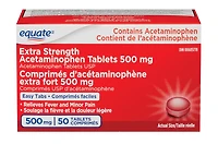 Comprimés d’acétaminophène extra fort 500 mg