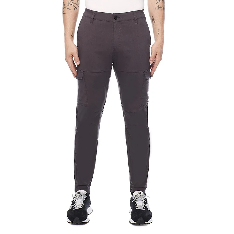 Dark Black Men's Comfort Stretch  Cargo Pant