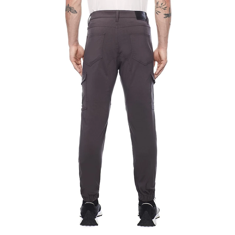 Dark Black Men's Comfort Stretch  Cargo Pant