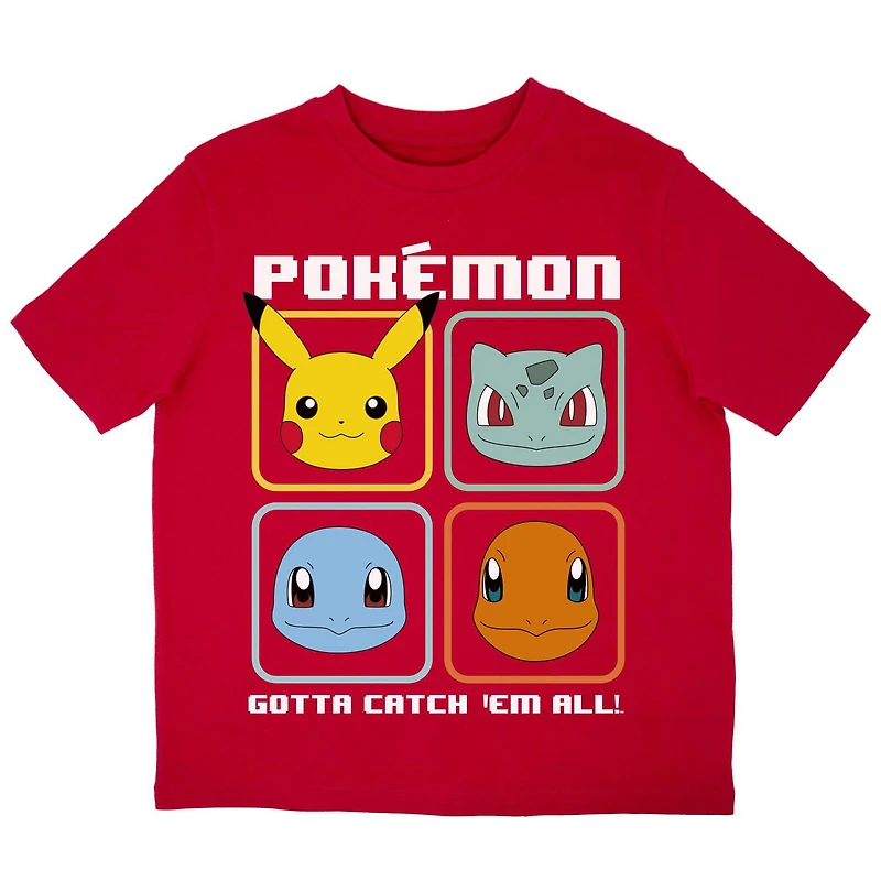Pokemon Boy's Short Sleeve T-Shirt