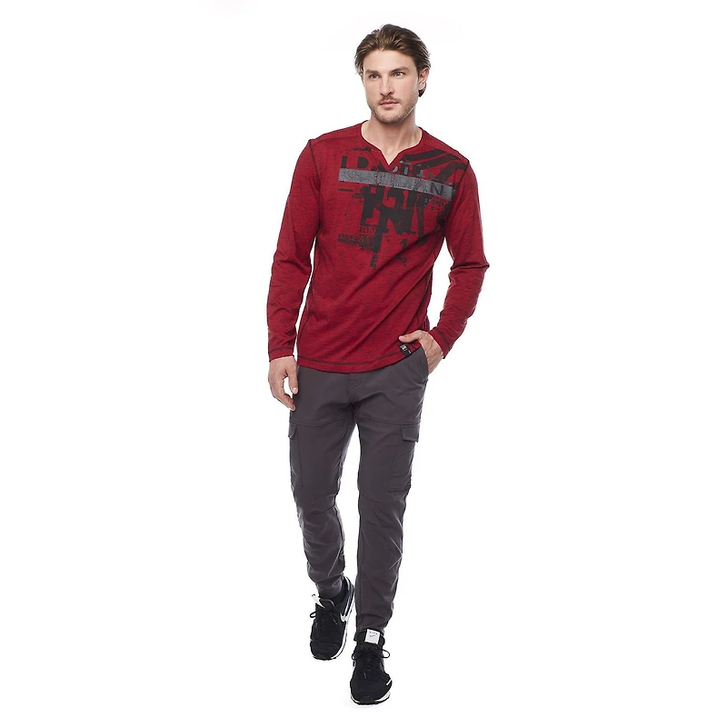 Dark Black Men's Comfort Stretch  Cargo Pant