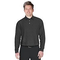 Ben Hogan Men's Feeder Stripe Long Sleeve Golf Polo Shirt