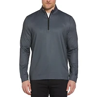 Ben Hogan Men's Mini Heather Geo Print Quarter Zip Golf Sweater, Ben Hogan Men's Golf Sweater