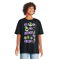 Disney Boys' The Nightmare Before Christmas Short Sleeve Tee, Sizes XS-XL