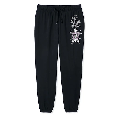Disney Women's The Nightmare Before Christmas Fleece Jogger, Sizes XS-XL