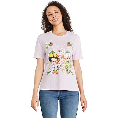 T-shirt à manches courtes Fraisinette pour femmes