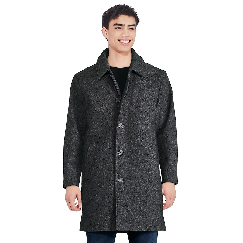 George Men's Faux Wool Coat, Sizes S-2XL