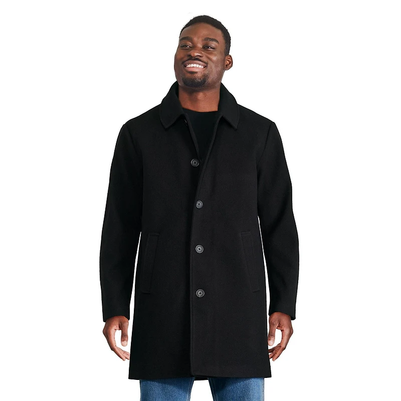 George Men's Faux Wool Coat