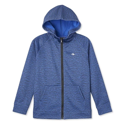 Chandail à capuchon avec fermeture éclair sur la longueur Athletic Works pour garçons