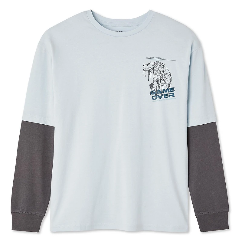 George Boys' Long Sleeve Fooler Tee
