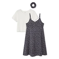 Ensemble 3 pièces avec robe George pour filles