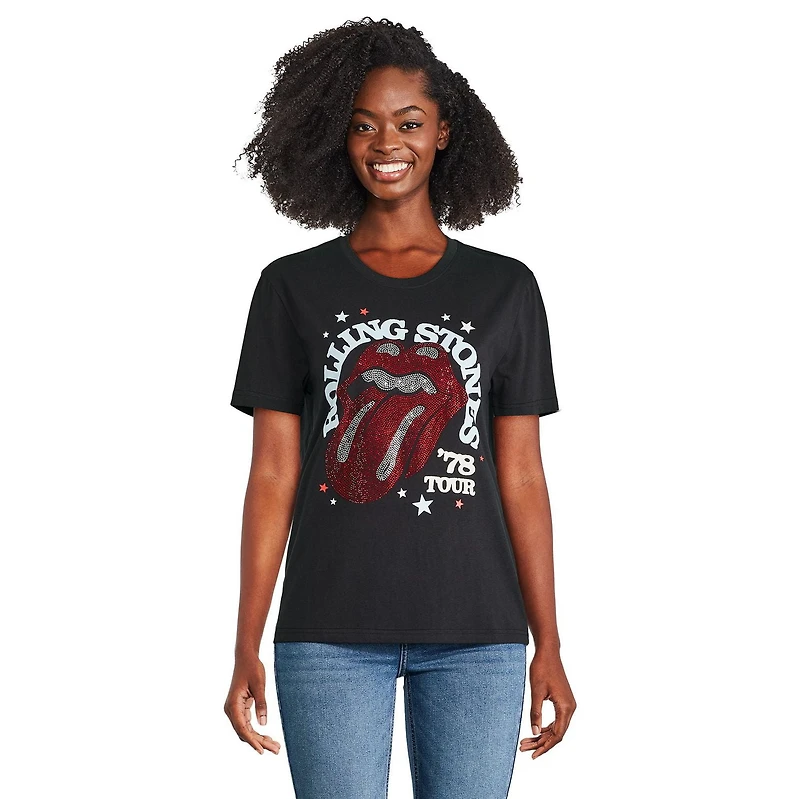 The Rolling Stones Women's Boyfriend Fit Tee
