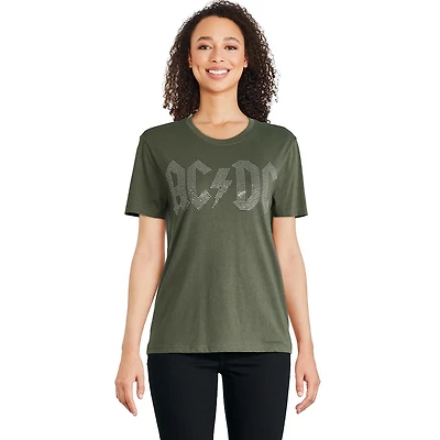AC/DC Women's Boyfriend Fit Tee
