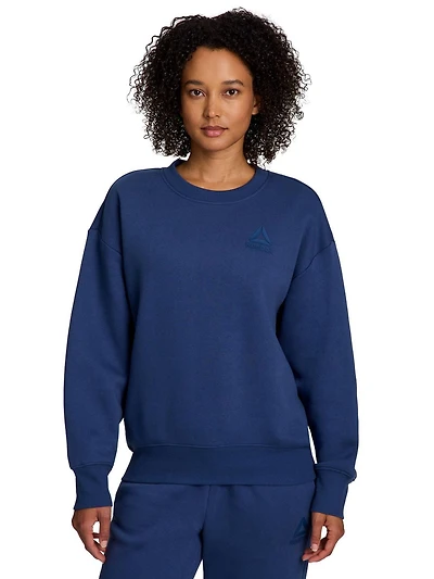 Reebok Women's Weekender Oversized Crewneck Sweatshirt