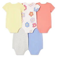 George Baby Girls' Bodysuit 5-Pack
