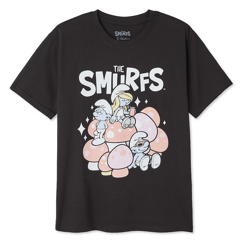 The Smurfs Women's Boyfriend Fit Tee, Sizes XS-XL