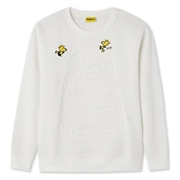Chandail à manches longues Snoopy Peanuts pour femmes Tailles TP–TG