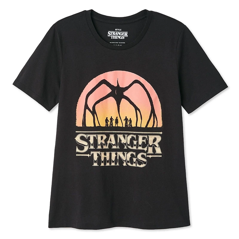 Netflix Women's Stranger Things Short Sleeve Tee, Sizes XS-XL