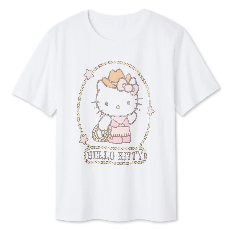Hello Kitty Women's Short Sleeve Tee, Sizes XS-XL
