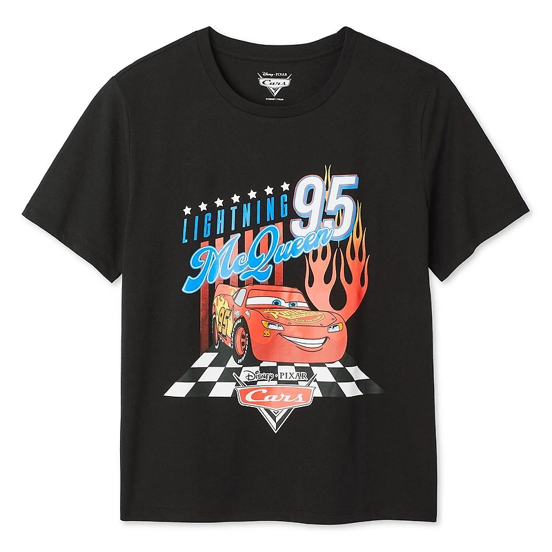 T-shirt Cars Disney Pixar pour femmes Tailles TP–TG