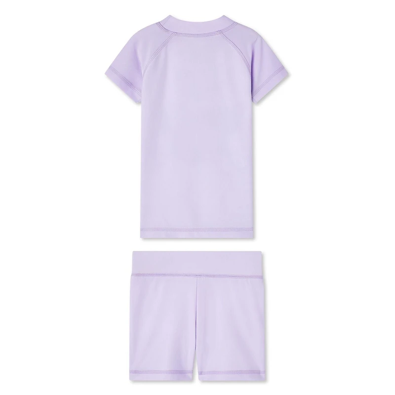 Minnie Mouse Toddler Girls' Rash Guard 2-Piece Set