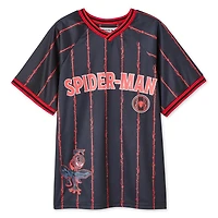 T-shirt à manches courtes Spider-Man Marvel pour garçons Tailles TP–TG