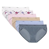 Culotte bikini de Hanes en coton pour femmes - paq. de 6 Tailles : TP à TG
