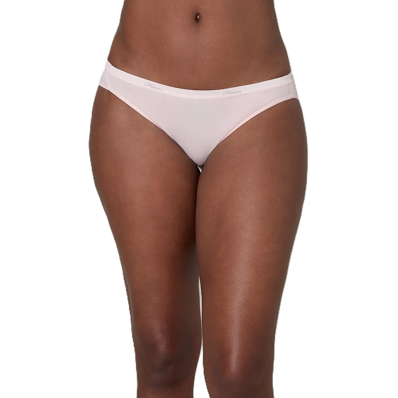 Culotte bikini de Hanes en coton pour femmes - paq. de 6 Tailles : TP à TG