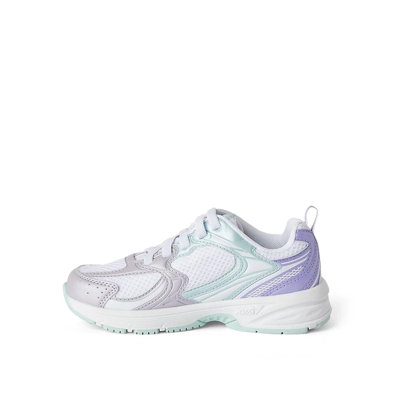 Avia Girls' Athletic Sneakers, Wide Width Sizes 13-6