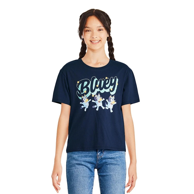 T-shirt à manches courtes Bluey pour filles
