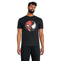 T-shirt Spider-Man Marvel pour hommes Tailles TP–TG