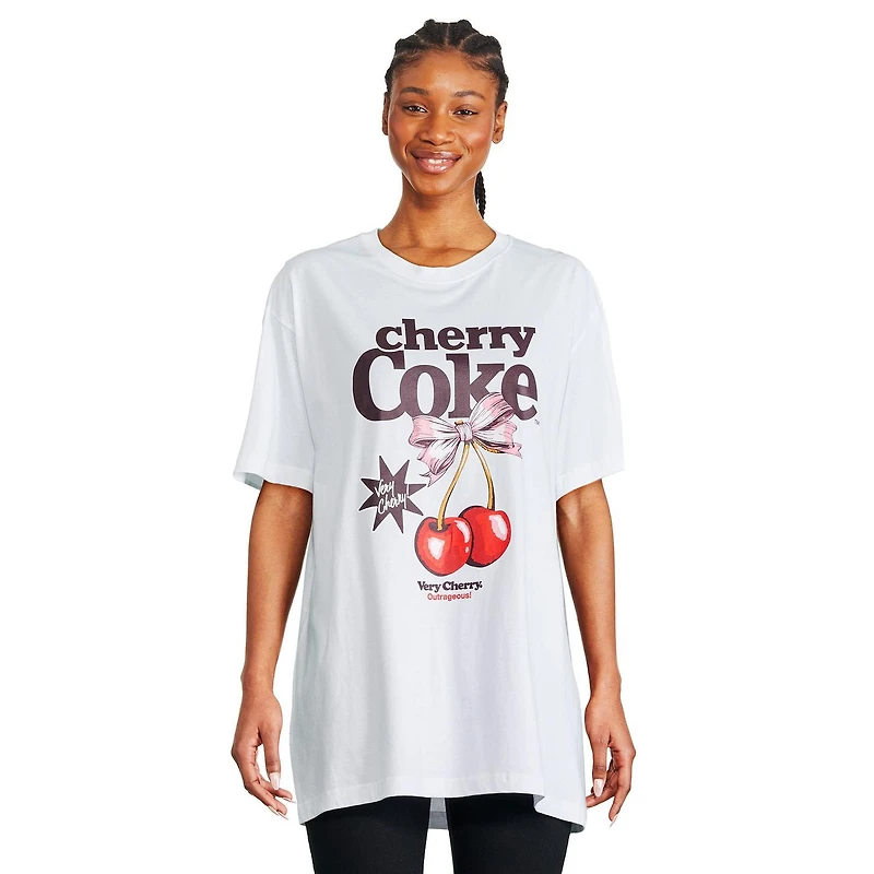 T-shirt Cherry Coke Coca-Cola pour femmes Tailles TP–TG