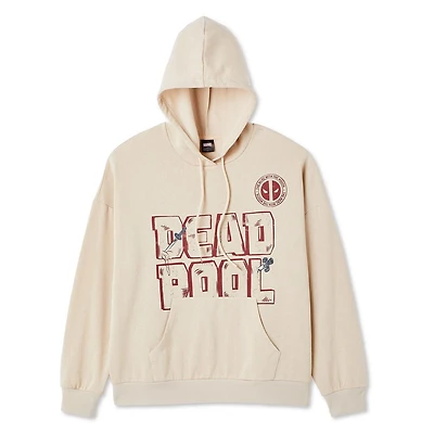 Marvel Men's Deadpool Fleece Hoodie, Sizes S-XL