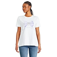 T-shirt à manches courtes Smiley World pour femmes Tailles TP–TG