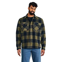 Surchemise en molleton teddy George pour hommes Tailles P-2XL