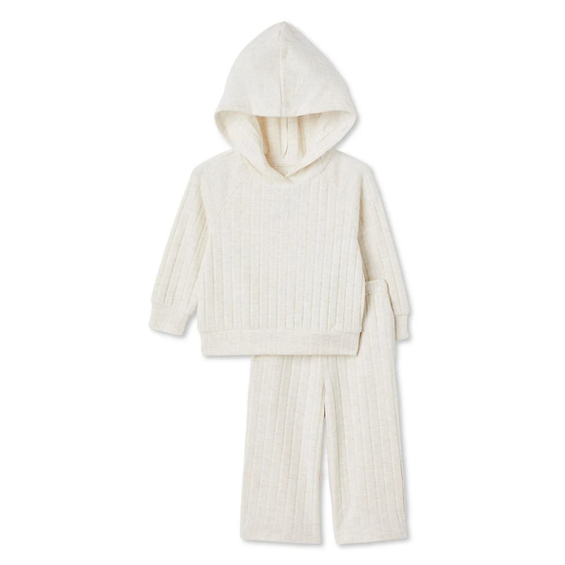 George Baby Girls' Hacci Hoodie 2-Piece Set